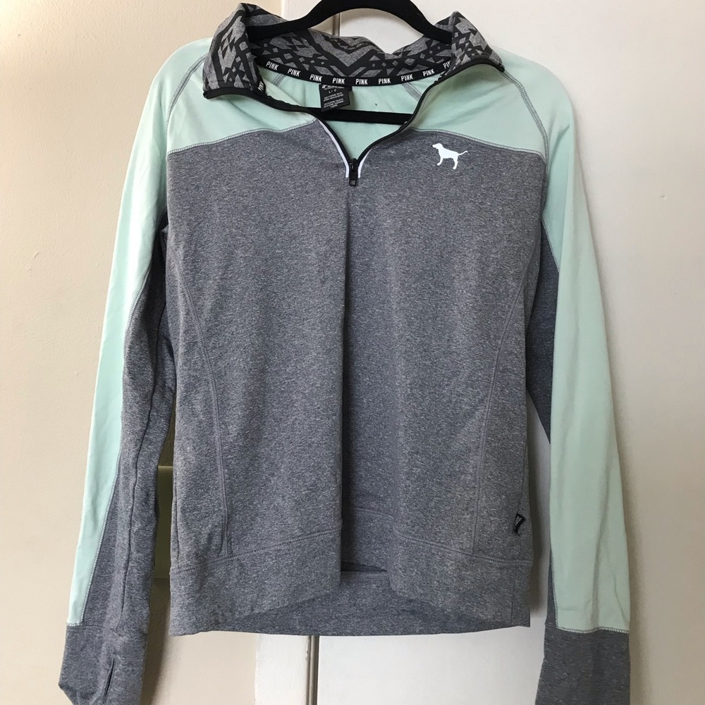 PINK Half Zip sweater